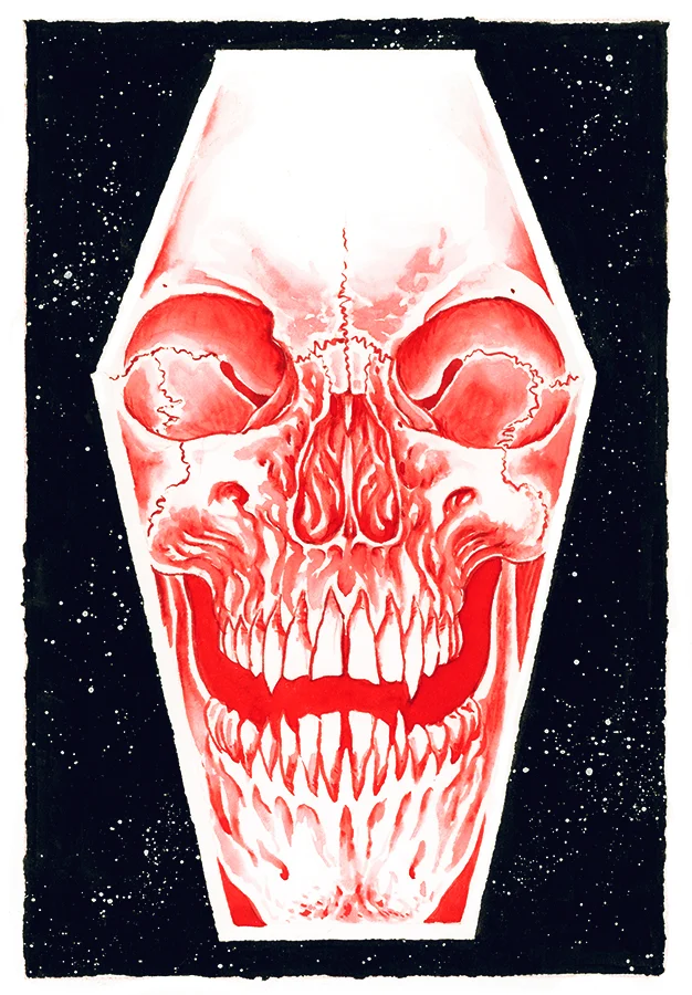 Coffin Space Skull