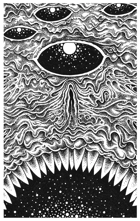 Drippy Trippy Space Face