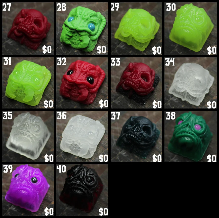 ADOPT A KEYCAP: These caps were distributed for shipping cost only.