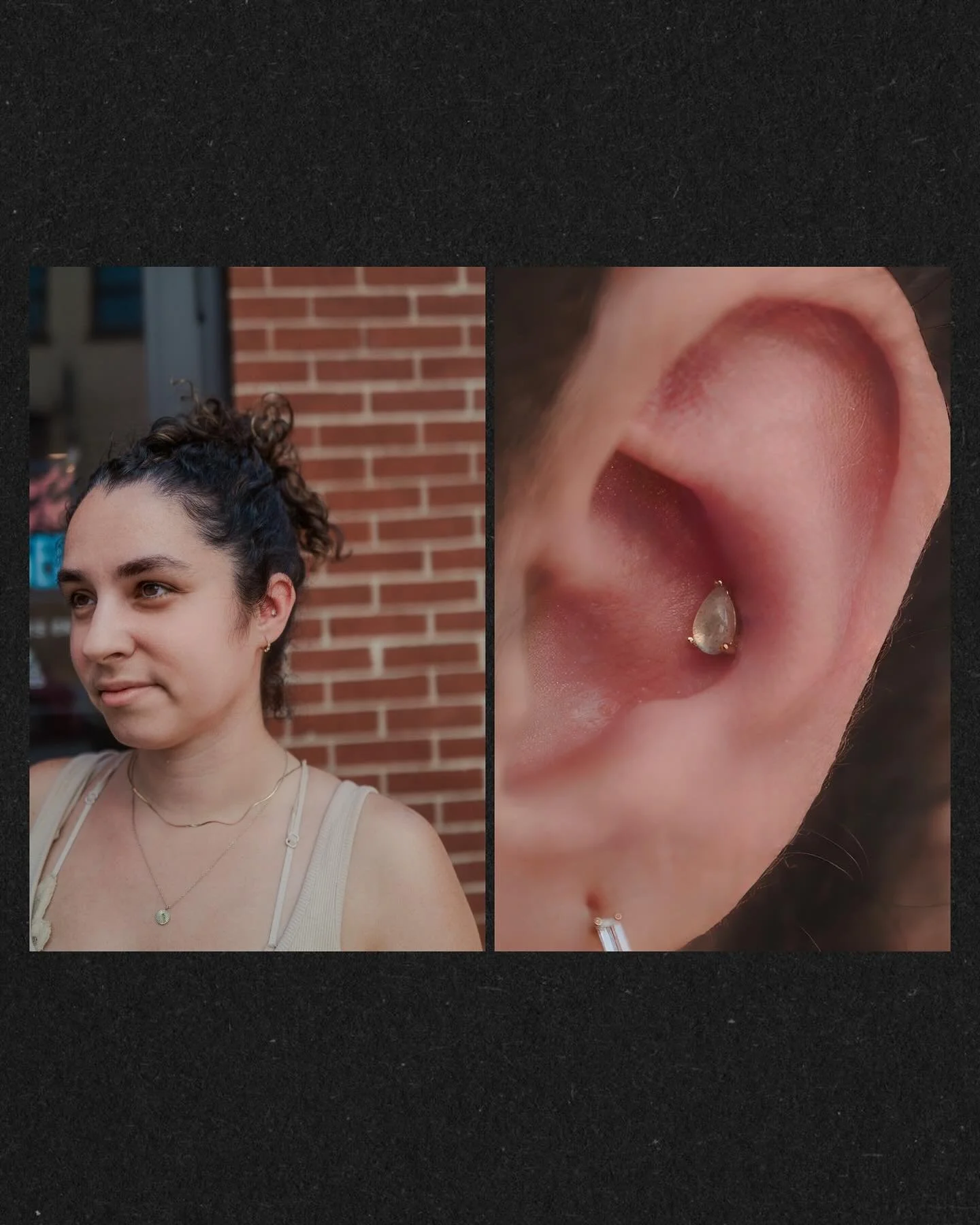 SHOW
 
me now🪽
 
 
A fresh conch for Katelynn by Max using this labradorite pear from @buddhajewelryofficial 🦚thanks so much for coming through!✨

~ @mixedmetalmax ~ 

📸@mrbattle
~ Piercings and jewelry services are by appointment only, and can be