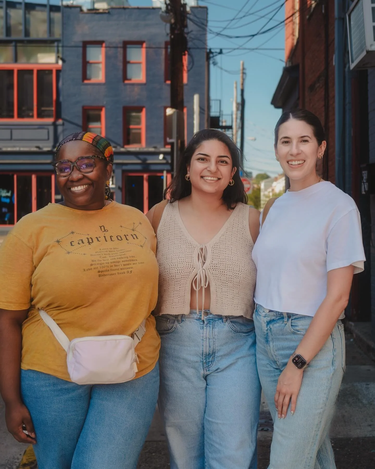 YOU GOT
 
a subtle glow🕯️
 
 
Summer may be over but shine never stops - we had a lot of fun with these friends coming in for some beautiful piercings on a beautiful day!☀️✨Tanner and Max got to work on these three wonderful clients with a mix of je