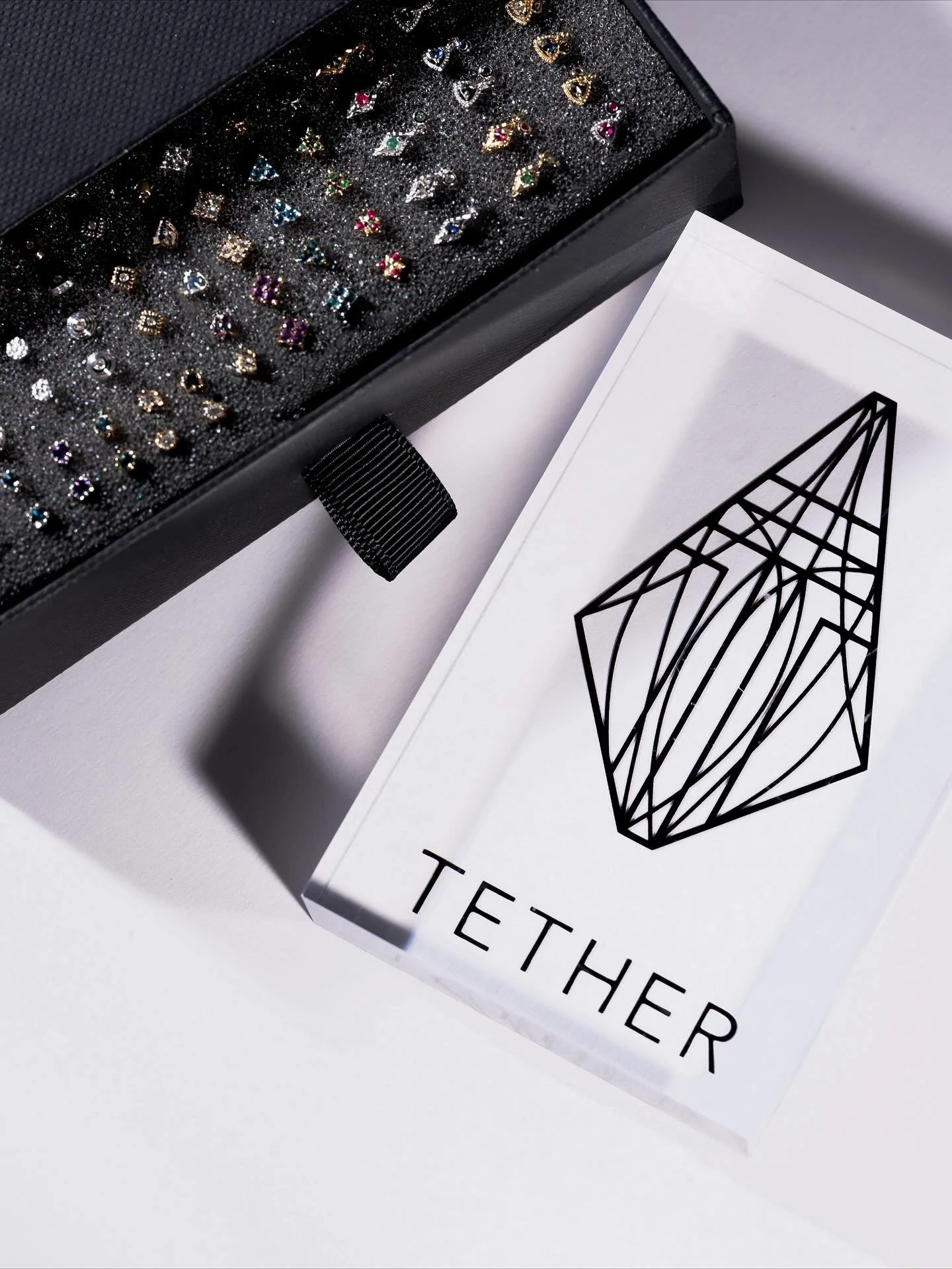 For those who haven&rsquo;t seen&hellip;🤫
 
 
A new round of some amazing @tetherjewelry hit our cases-featuring their new dangly takes on the &ldquo;Dyna&rdquo; and &ldquo;Hero&rdquo; ends, as well as some other new ends like the &ldquo;Ursa Minor&