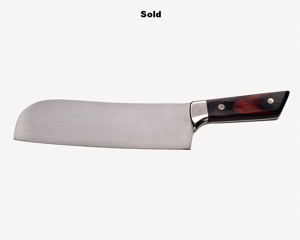 RED BLACK CHEF KNIFE (SOLD)