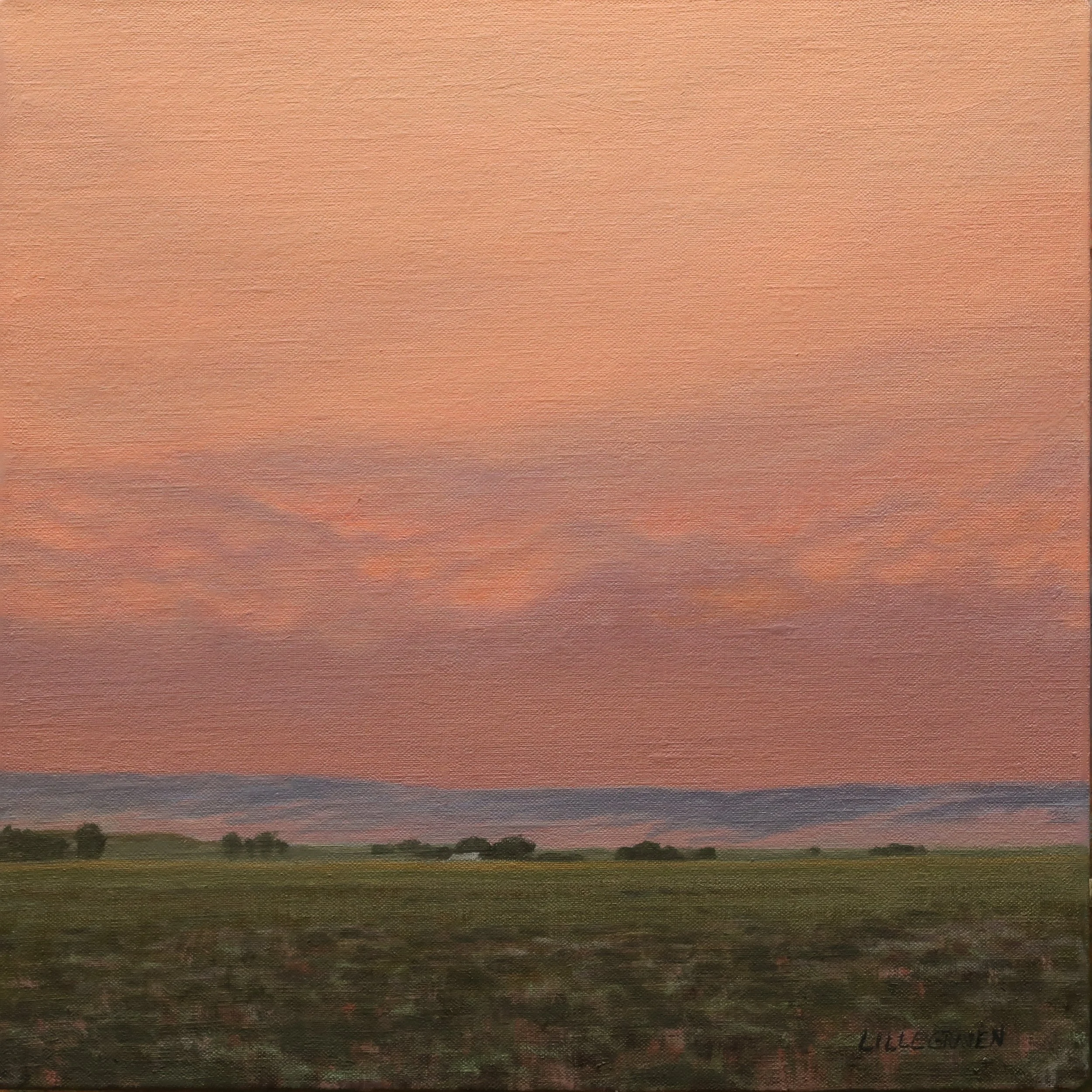 Western Skies 22 (2022) Oil on linen on panel 12" x 12" $1600