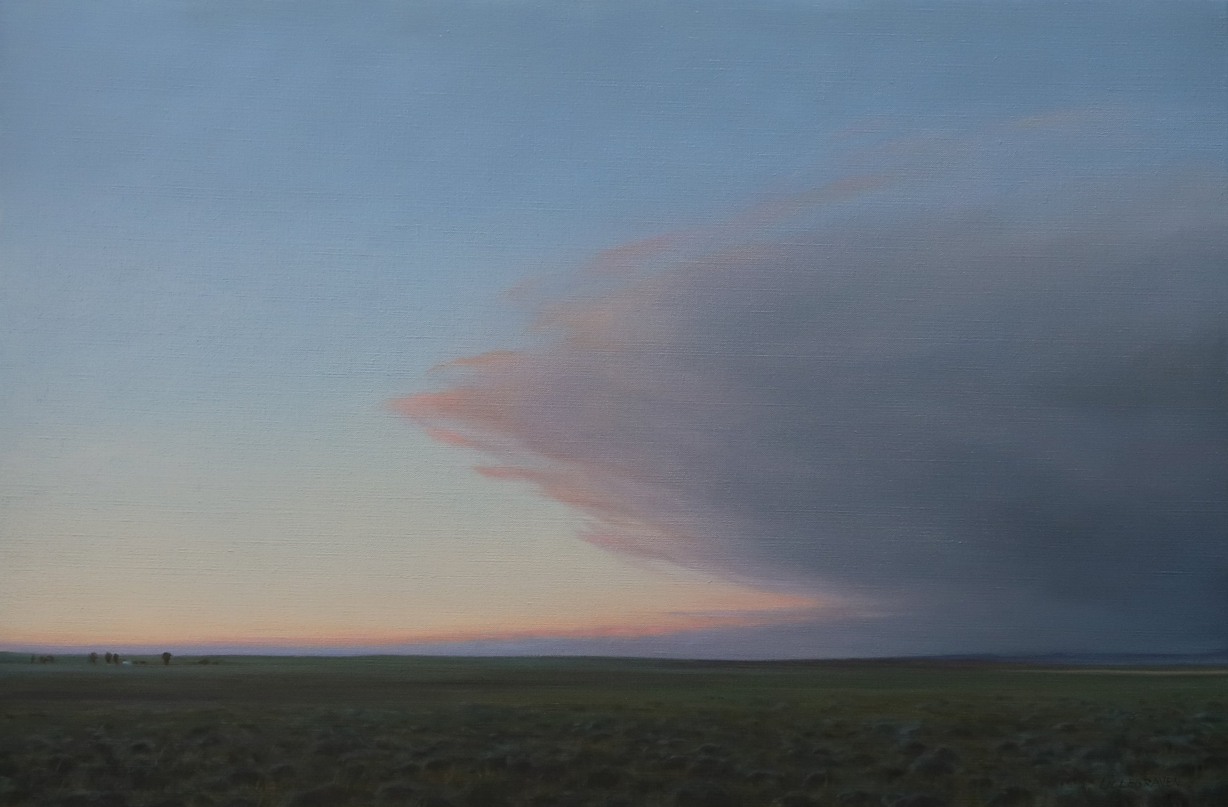 Nightfall (2022) Oil on linen 24" x 36" $8200