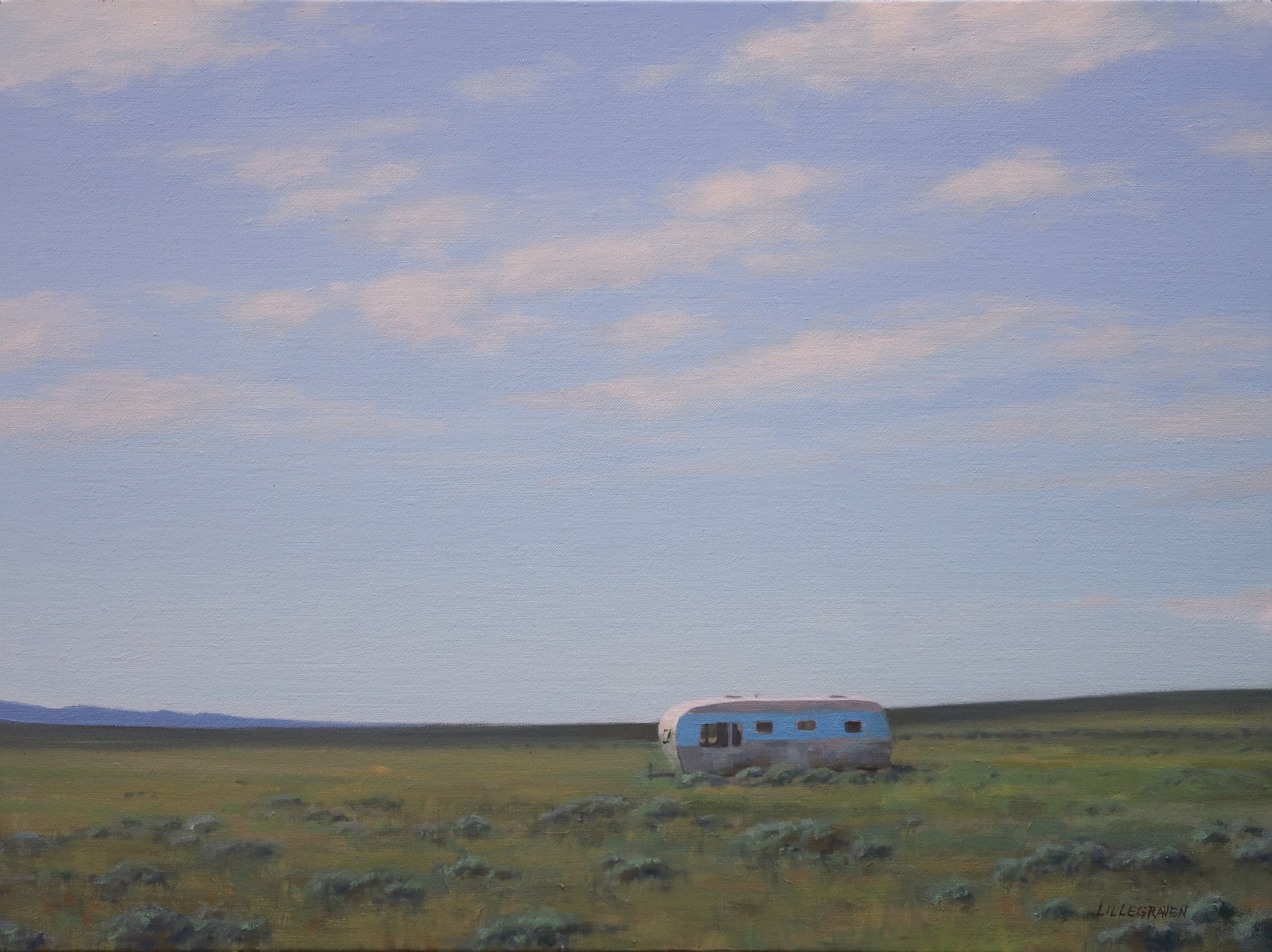 On the Range (2023) Oil on linen 18" x 24" $4500