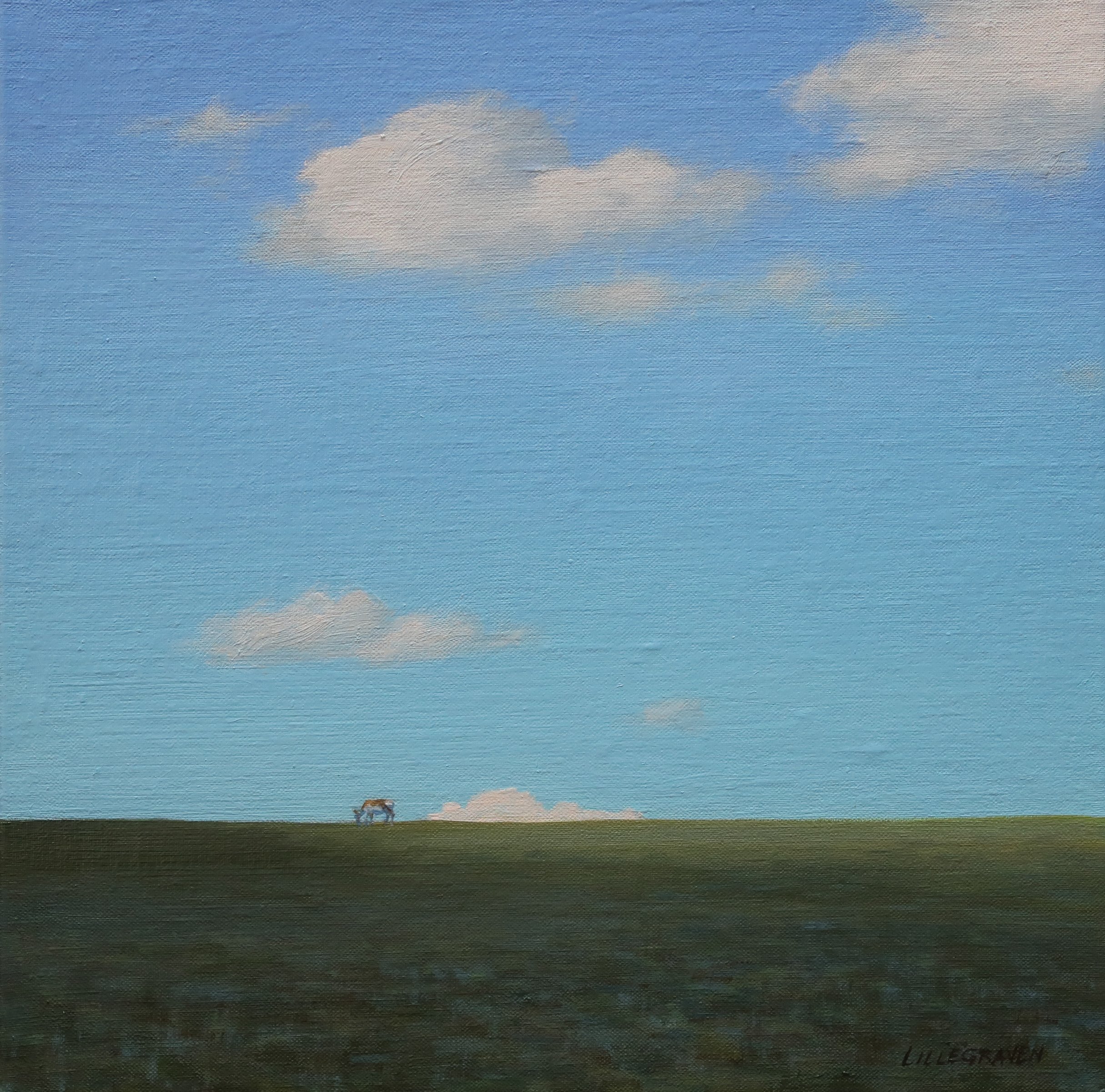 Western Skies 36 (2023) Oil on linen on panel 12" x 12" $1800