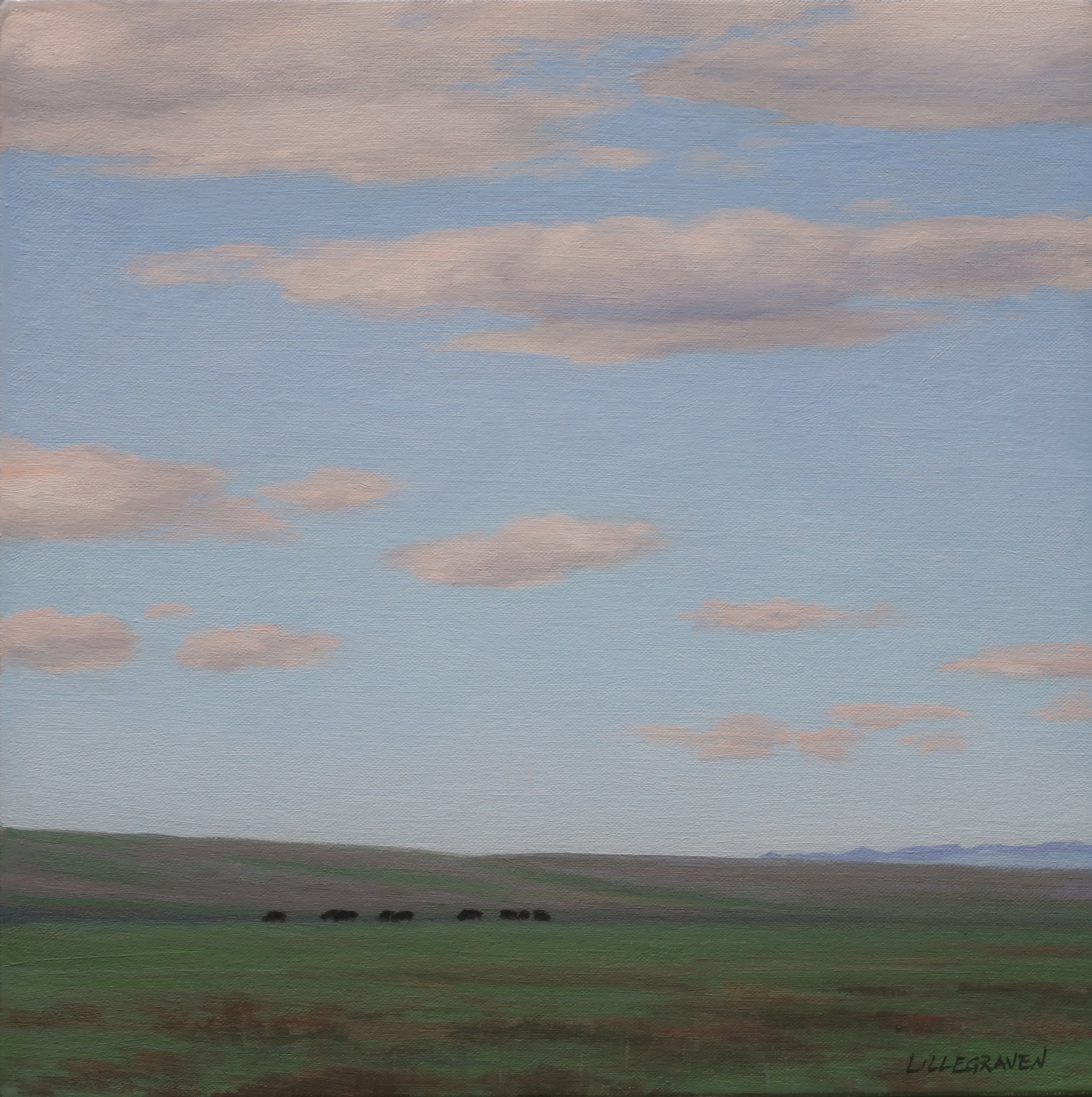 Western Skies 37 (2023) Oil on linen on panel 12" x 12" $1800