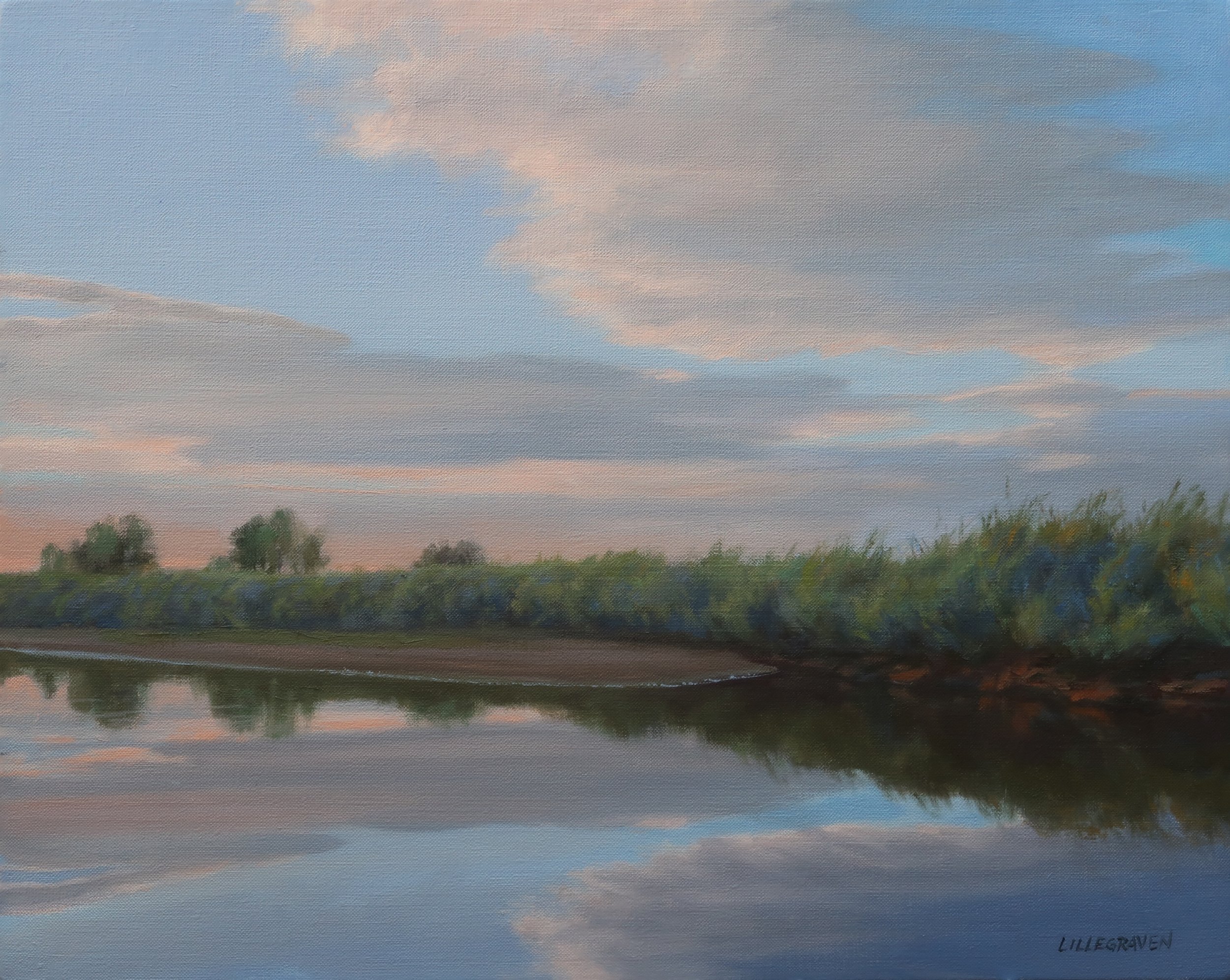 Willows Along the Laramie River (2024) 16" x 20" $2200