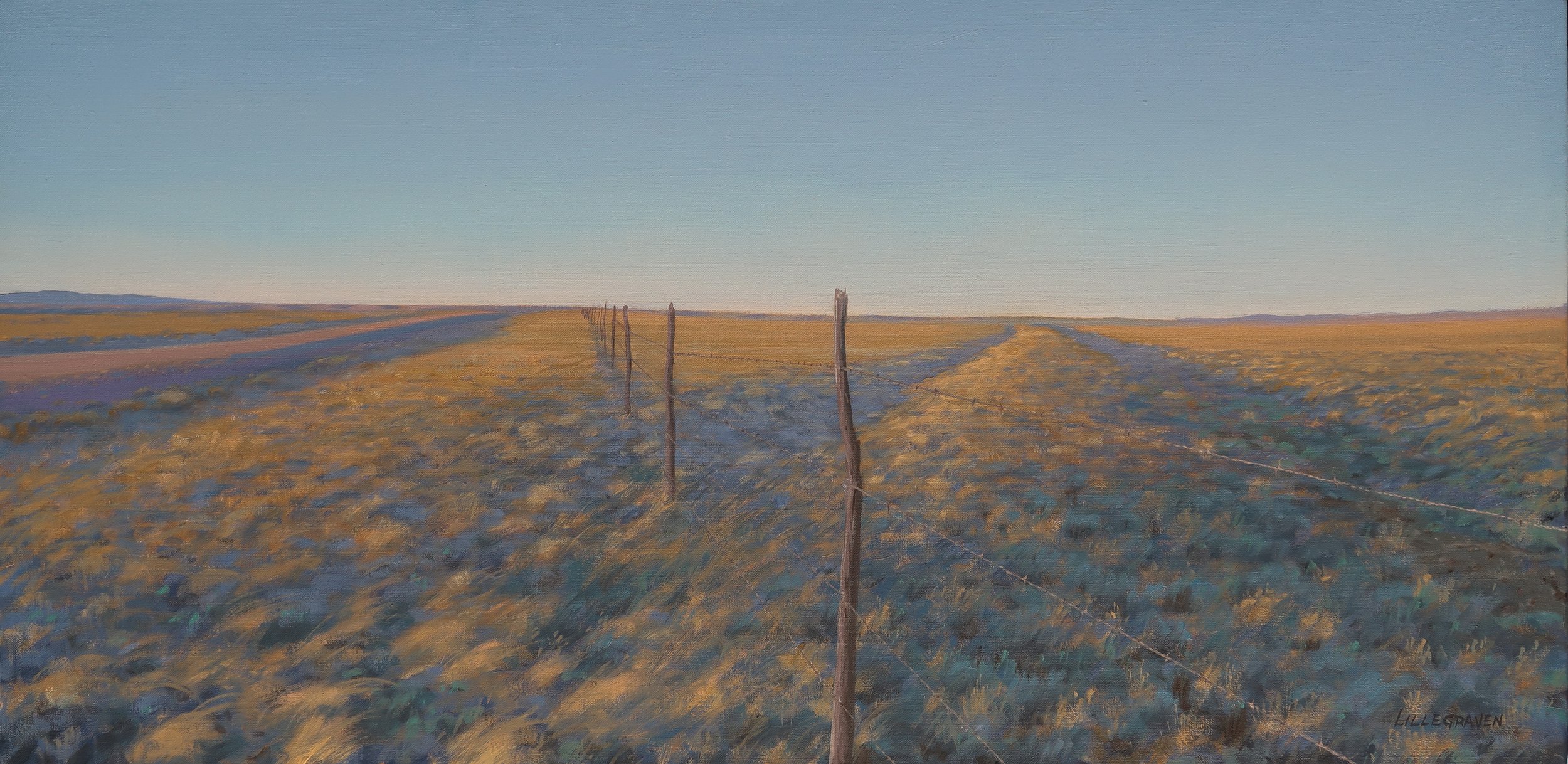 The Past (2024) Oil on linen 18" x 36" $6450
