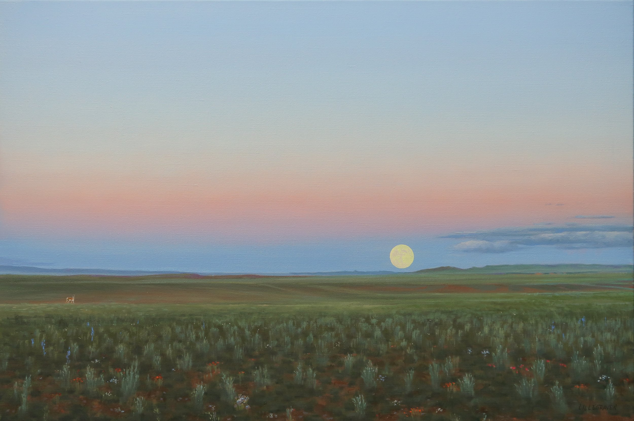 Artemisia (2024) Oil on linen 24" x 36" $8600