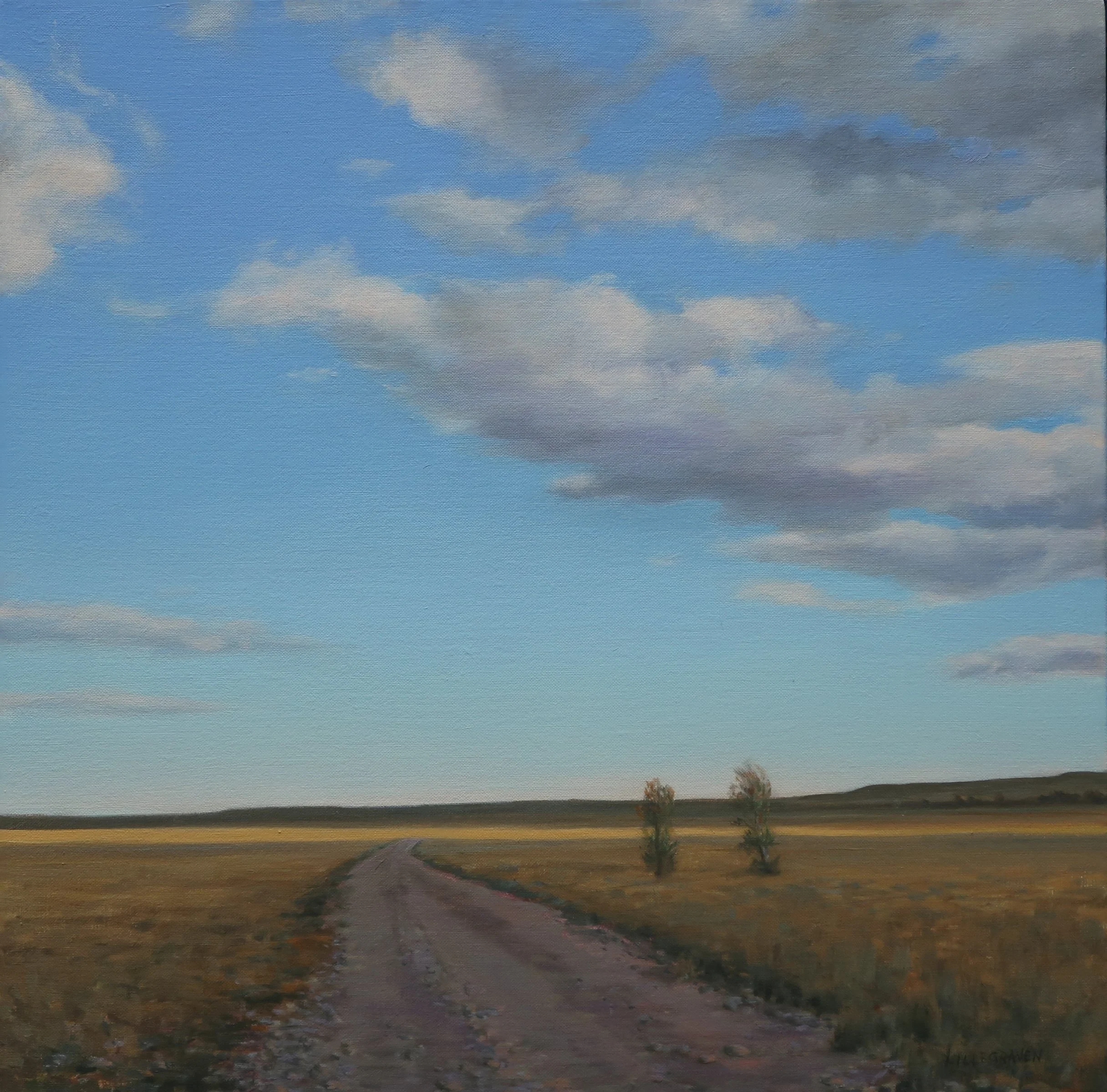 The Road Home (2026) Oil on linen 20" x 20"