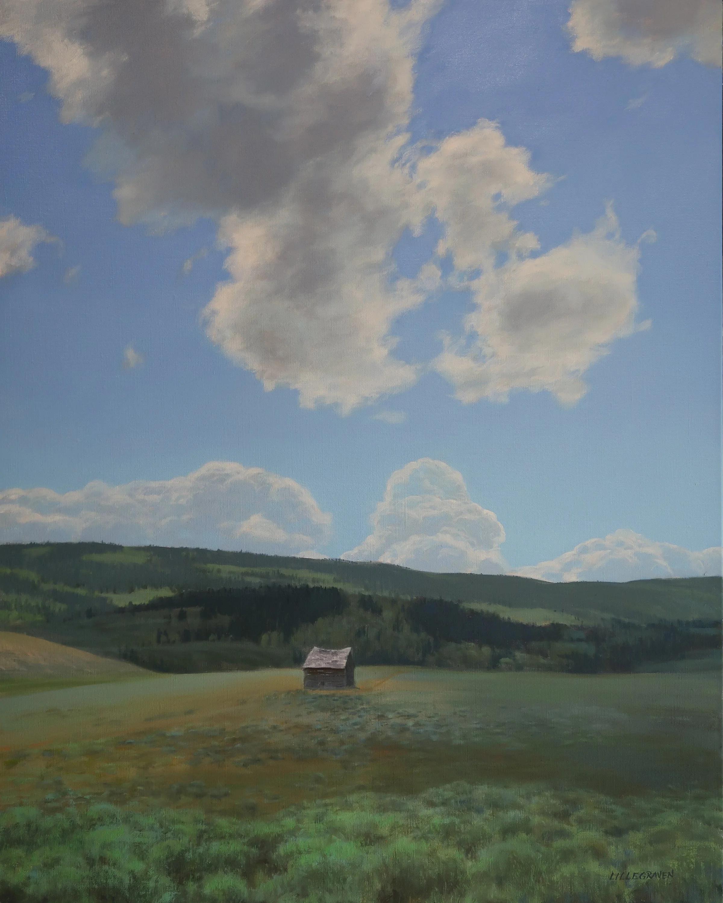 "Still Standing" (2026) Oil on linen 30" x 24" $7200