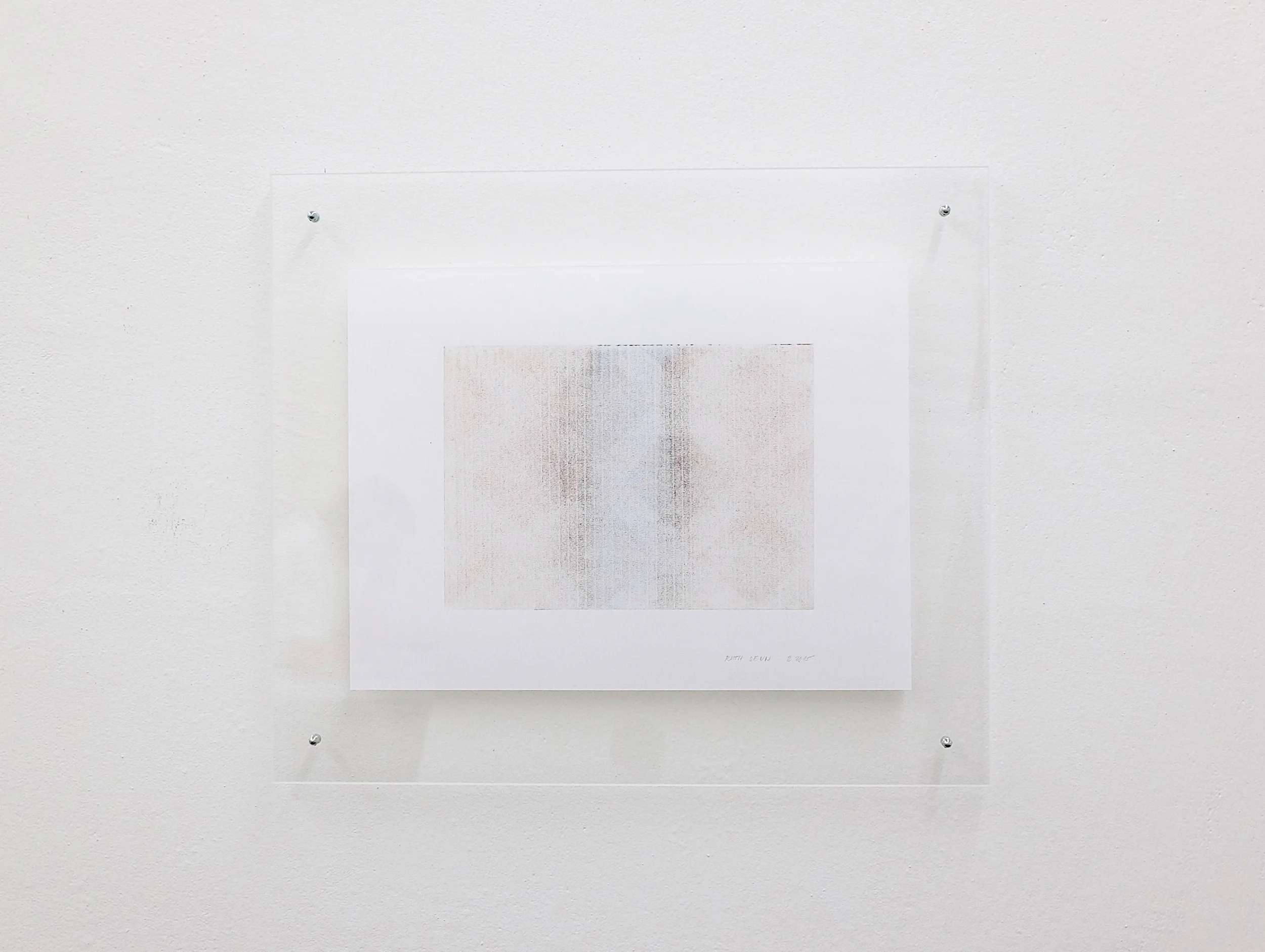monotypie nr. 09/2015 - 15 x 21cm - öl auf japanpapier in acrylglasrahmen