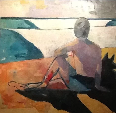 Mexico Figure 1 2015 Oil on Board 48" x 48"