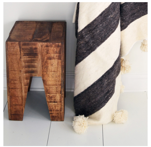 and tassel pom pom blankets