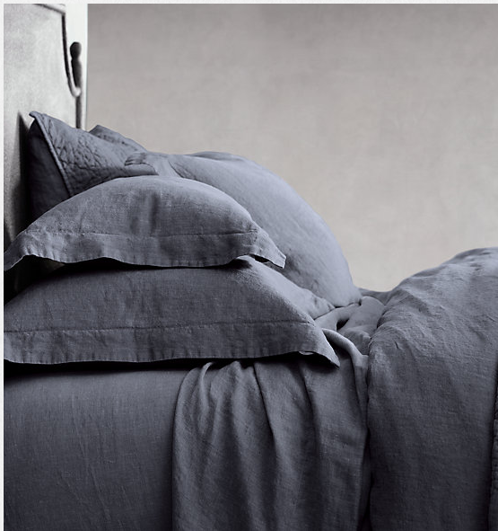 These Restoration Hardware Belgian Linen sheets will UPGRADE U !