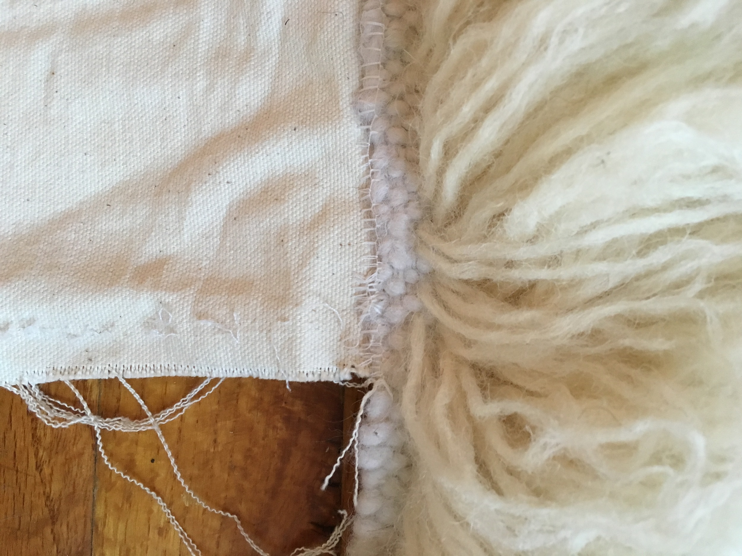 Y'all can see the seam isn't necessarily TIGHT but we got it to work. 