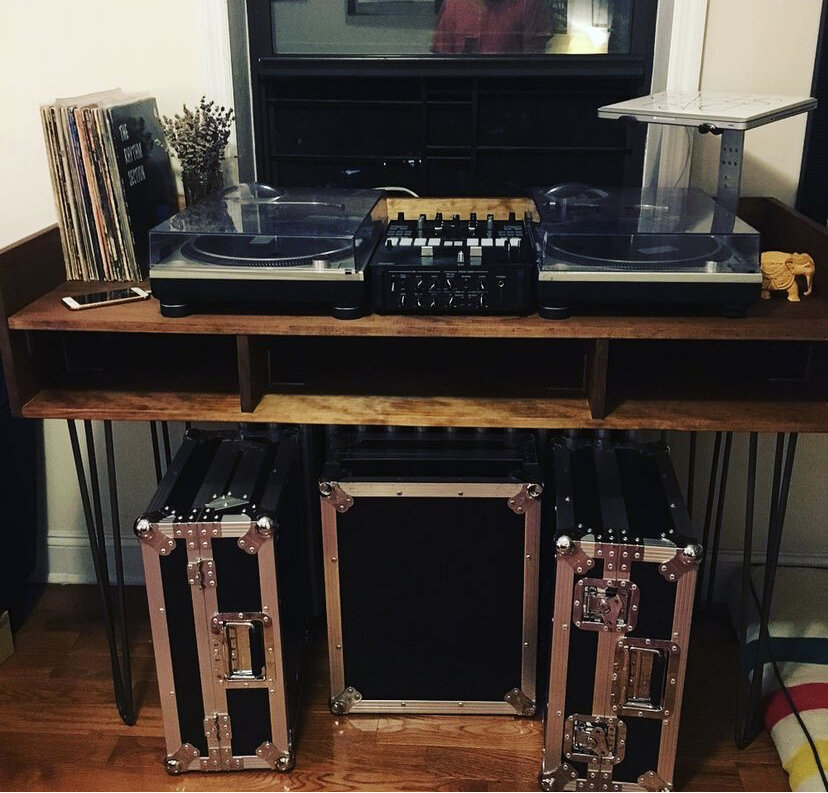  DJ Booth with Storage 