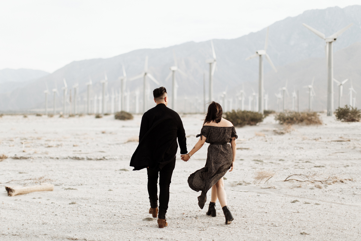 california-palm-springs-wind-mills-desert-los-angeles-beach-engagement-session-photographer-elizabeth-wells-photography