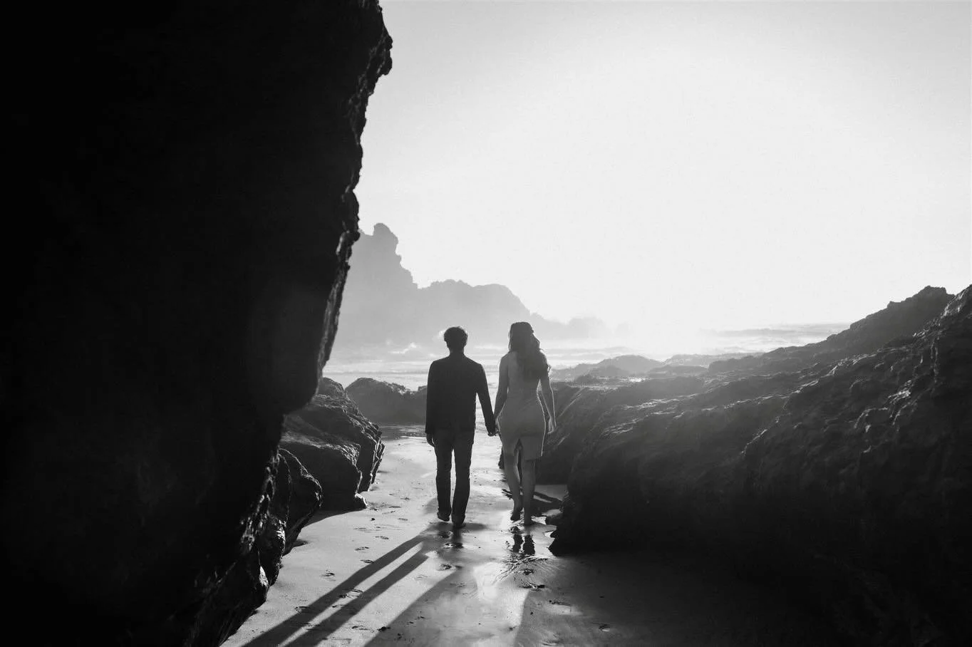 big sur in monochrome