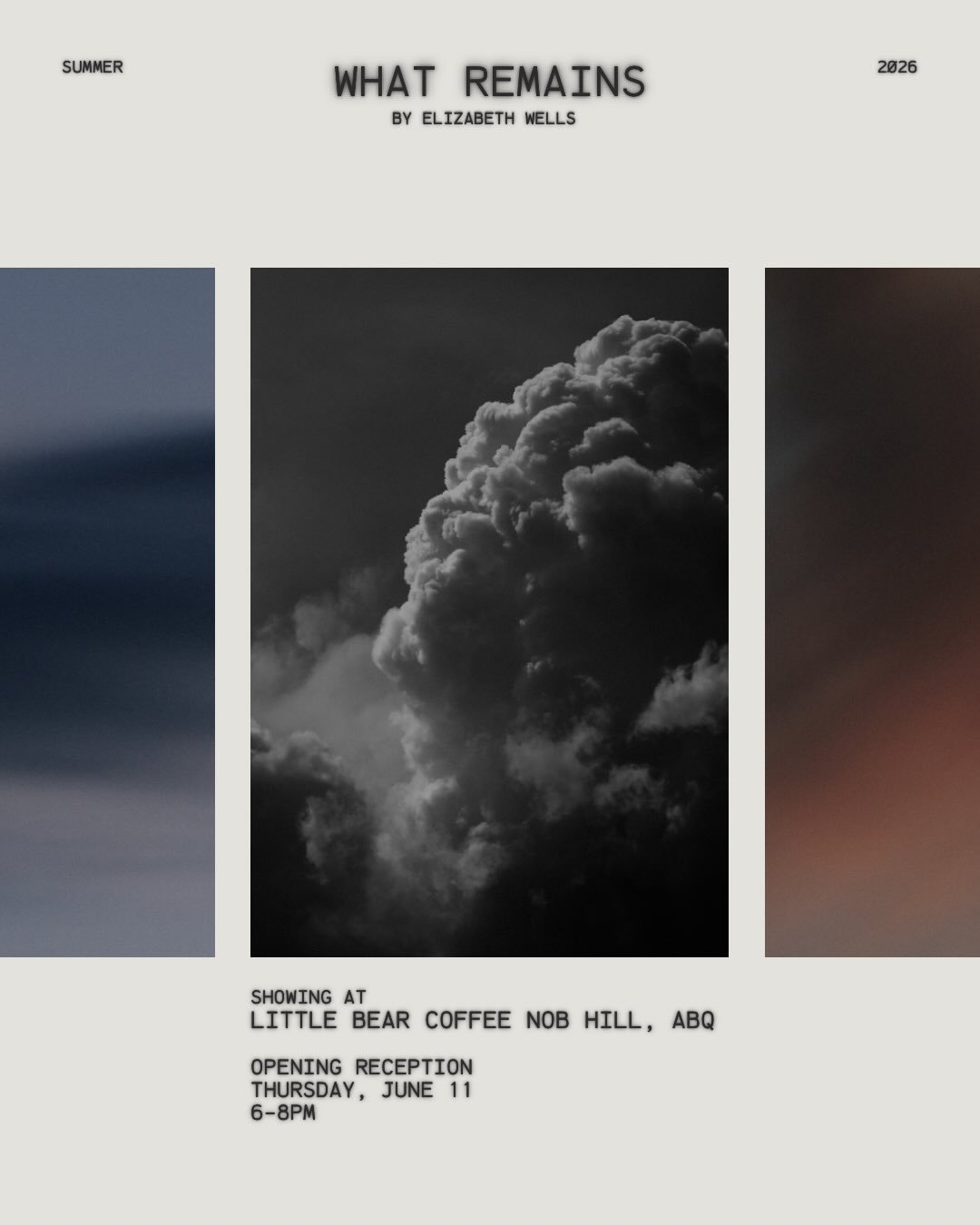 Come hang + see my lil&rsquo; clouds next week at @littlebearpm ☁️