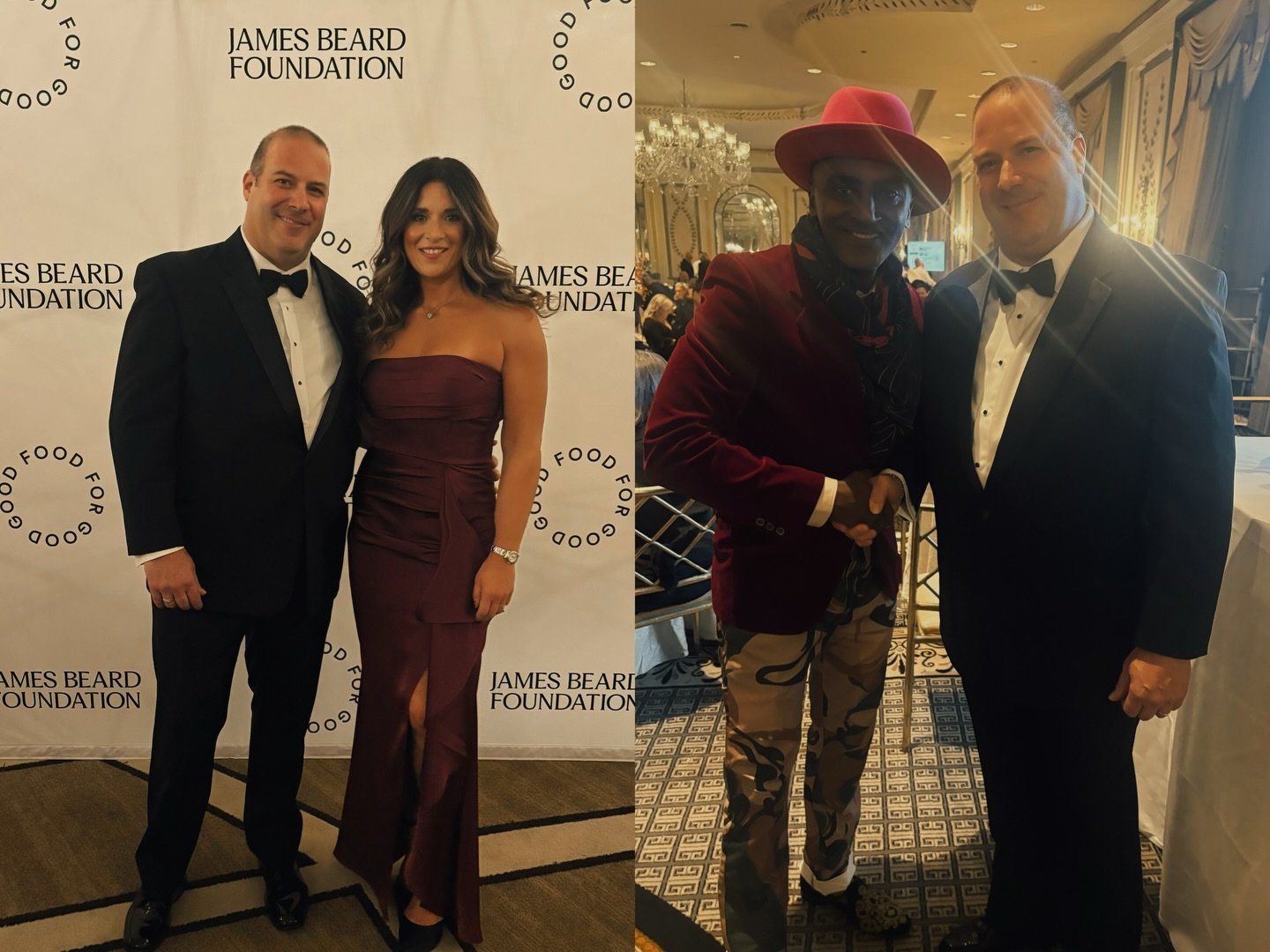 A night to remember! 
Dean &amp; Odelya Vivolo were invited to the James Beard Foundation&rsquo;s Gala For Good, surrounded by world class chefs, incredible food, and amazing energy.
Highlight of the night? Meeting the legendary Chef Marcus Samuelsso