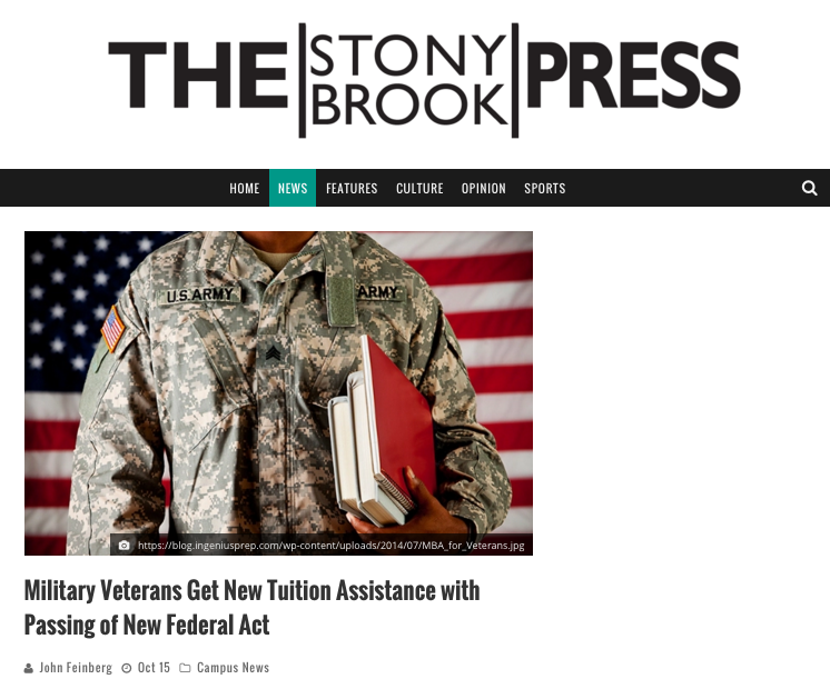 Military Veterans Get New Tuition Assistance with Passing of New Federal Act