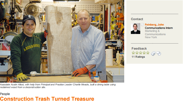 Construction Trash Turned Treasure - Thornton Tomasetti