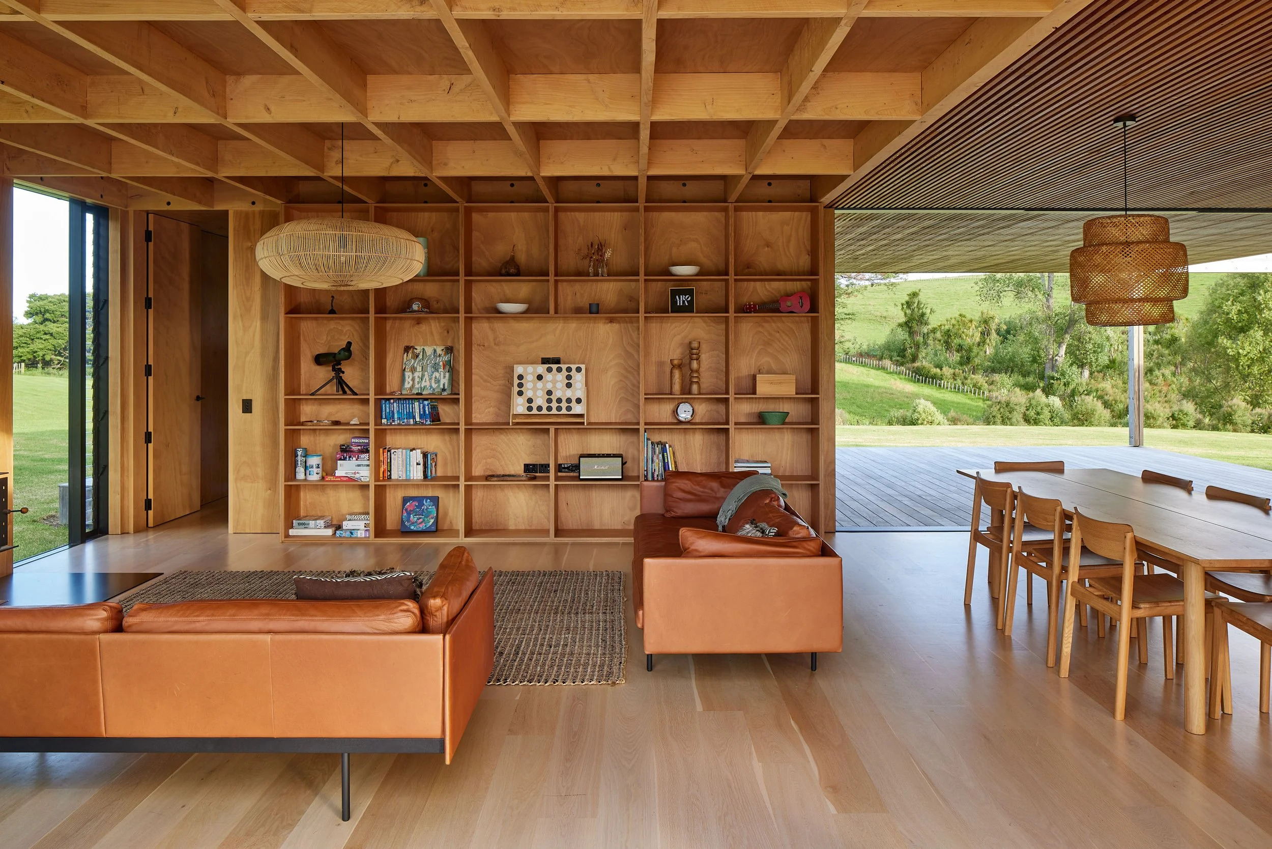  Japanese style modular timber farm house designed as prefabricated home to improve affordability and accessibility to high quality design. 