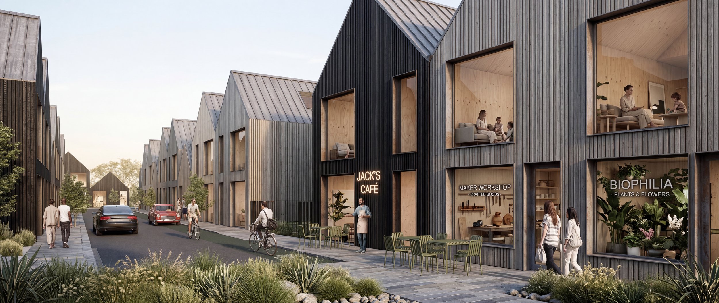 Atelier Aitken - Scandinavian style Prefab housing streetscape.jpg