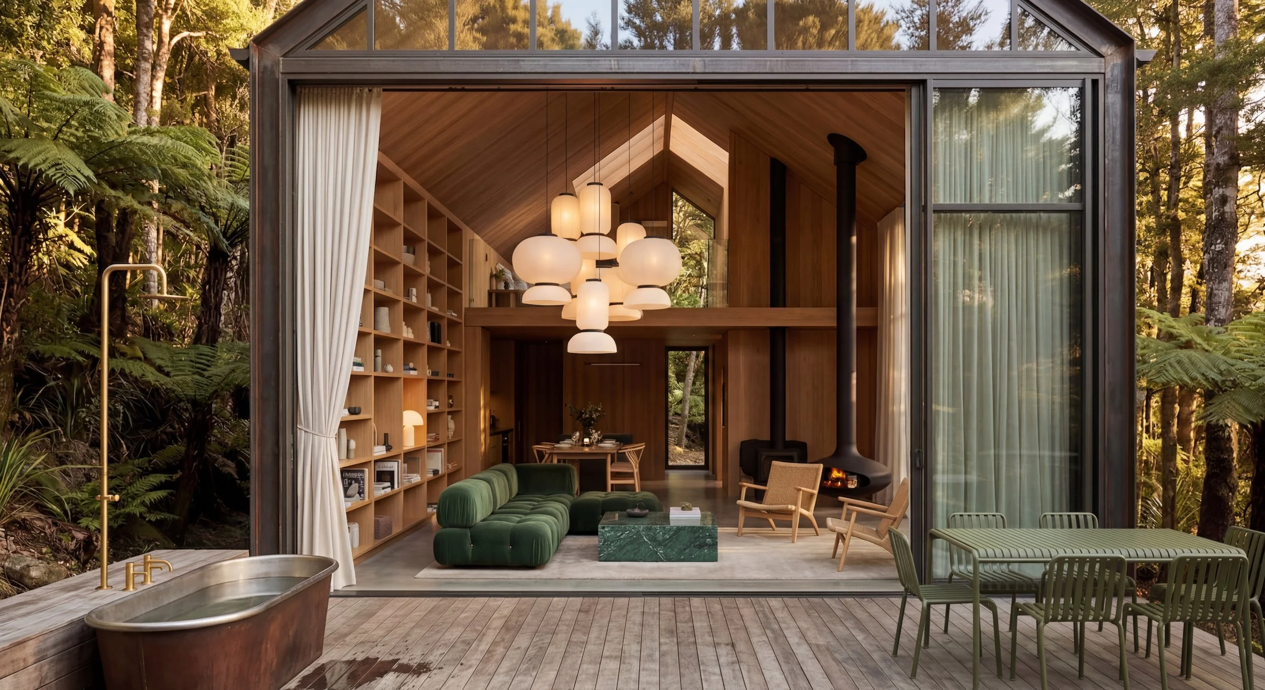 Jo Aitken for Atelier Aitken Muriwai loft - industrial forest home 2.jpg