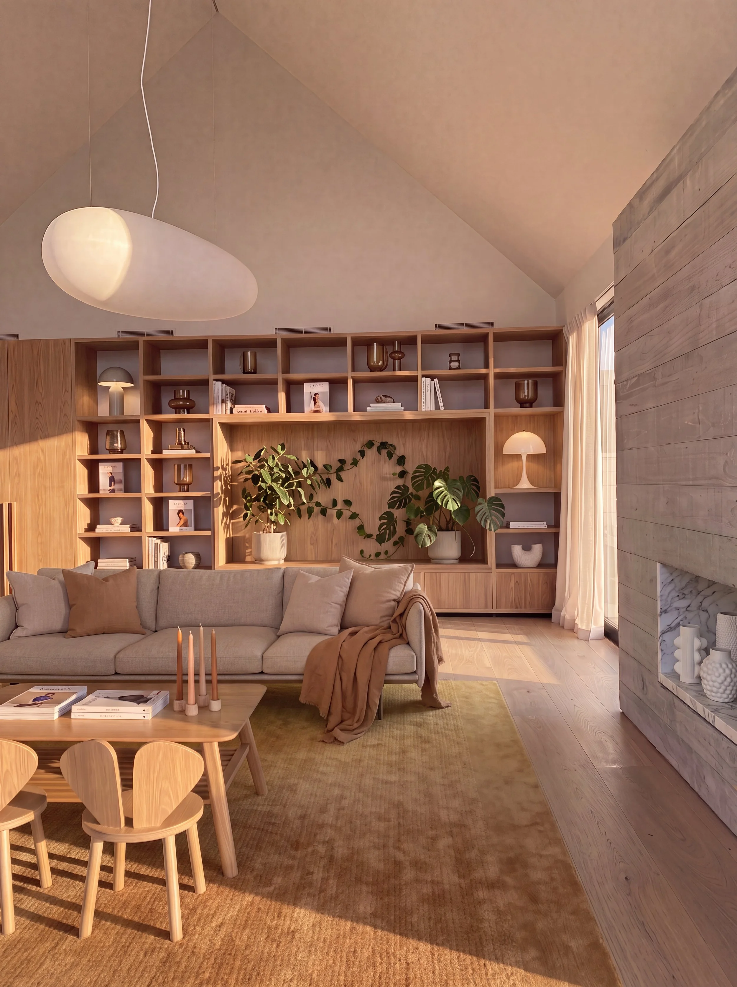 Contemporary scandinavian home lounge - Ambury Farm by Jo Aitken.jpg