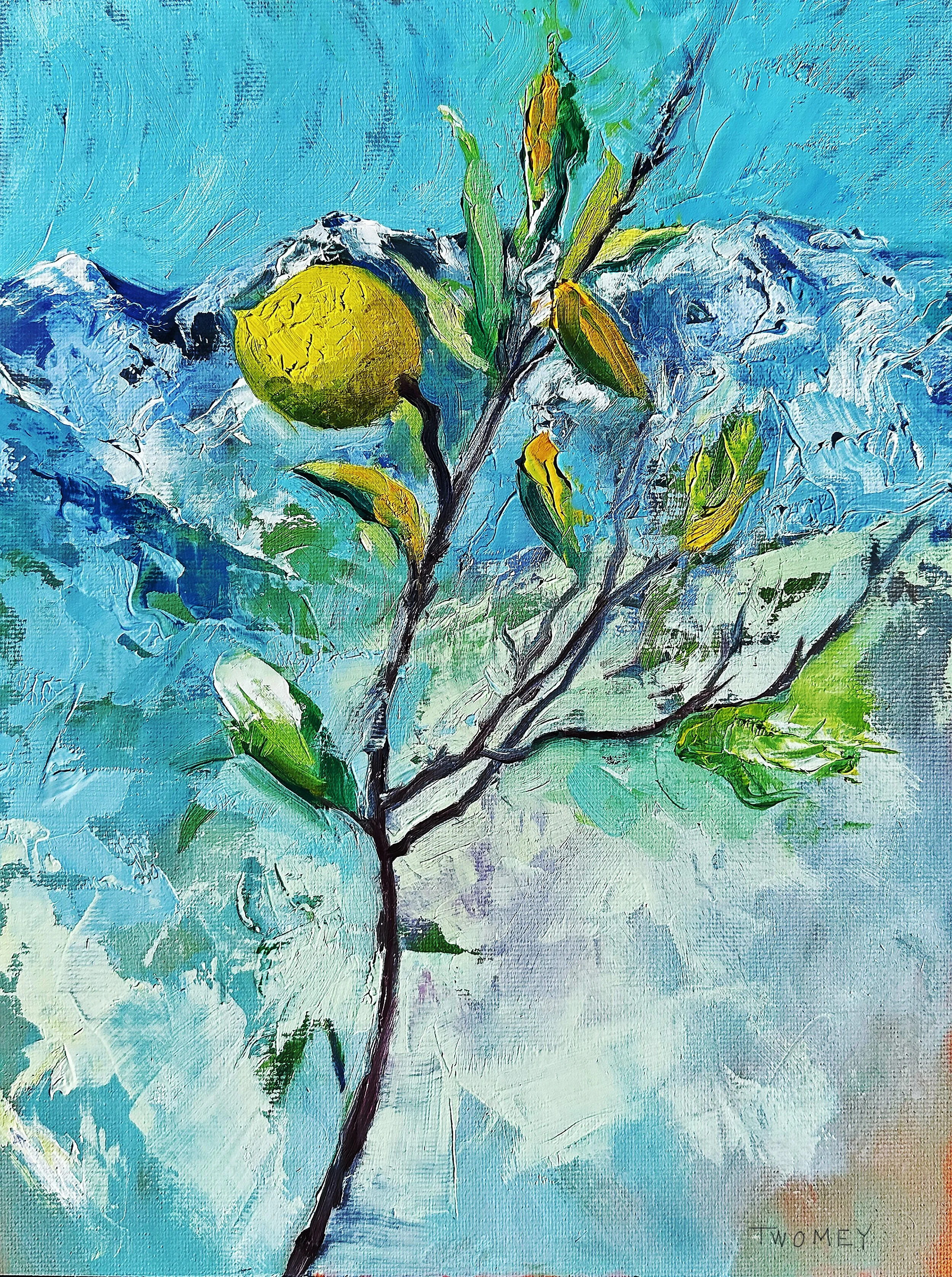 Snow Lemon Tree (9 X 12", 2023)