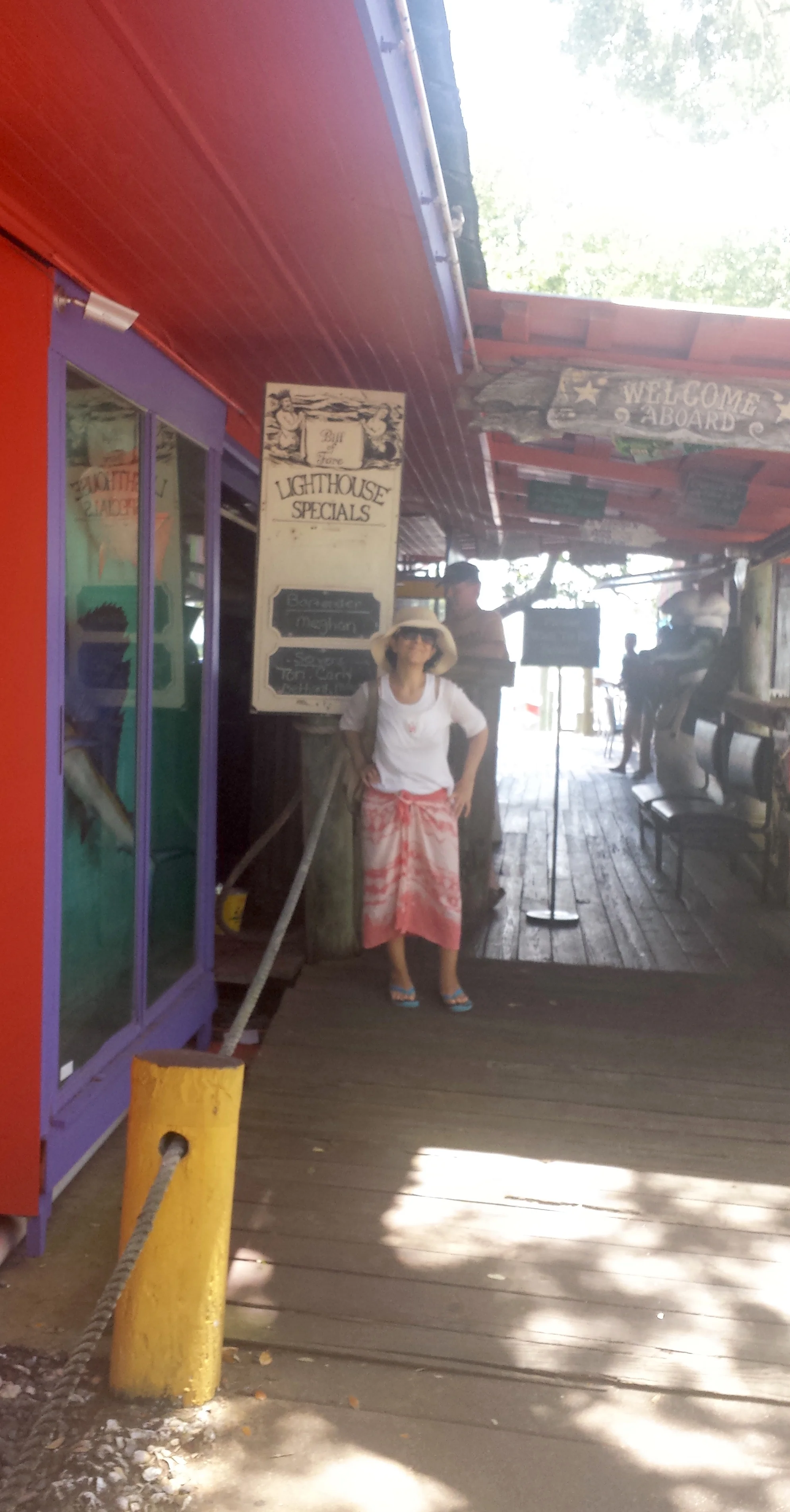 Me in Florida, at my favorite spot . ( The Lighthouse at Ponce Inlet )