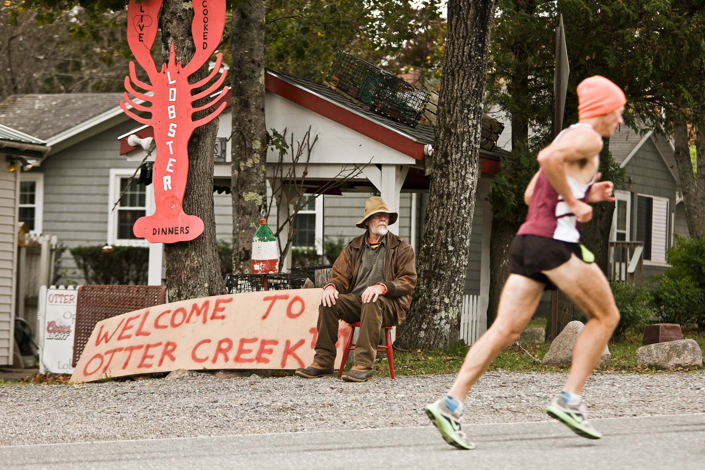 Welcome to Otter Creek, MDI Marathon - photo by Kevin Morris