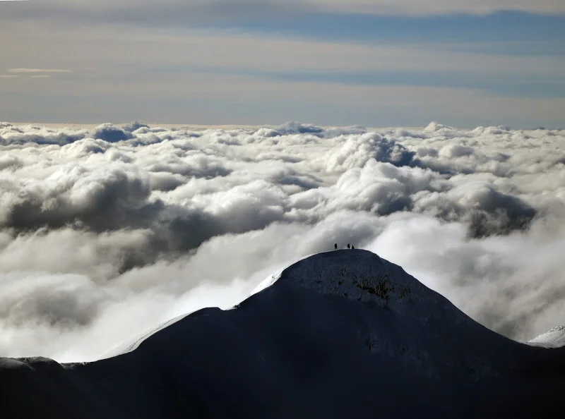 Ruapehu summit plateau ridge