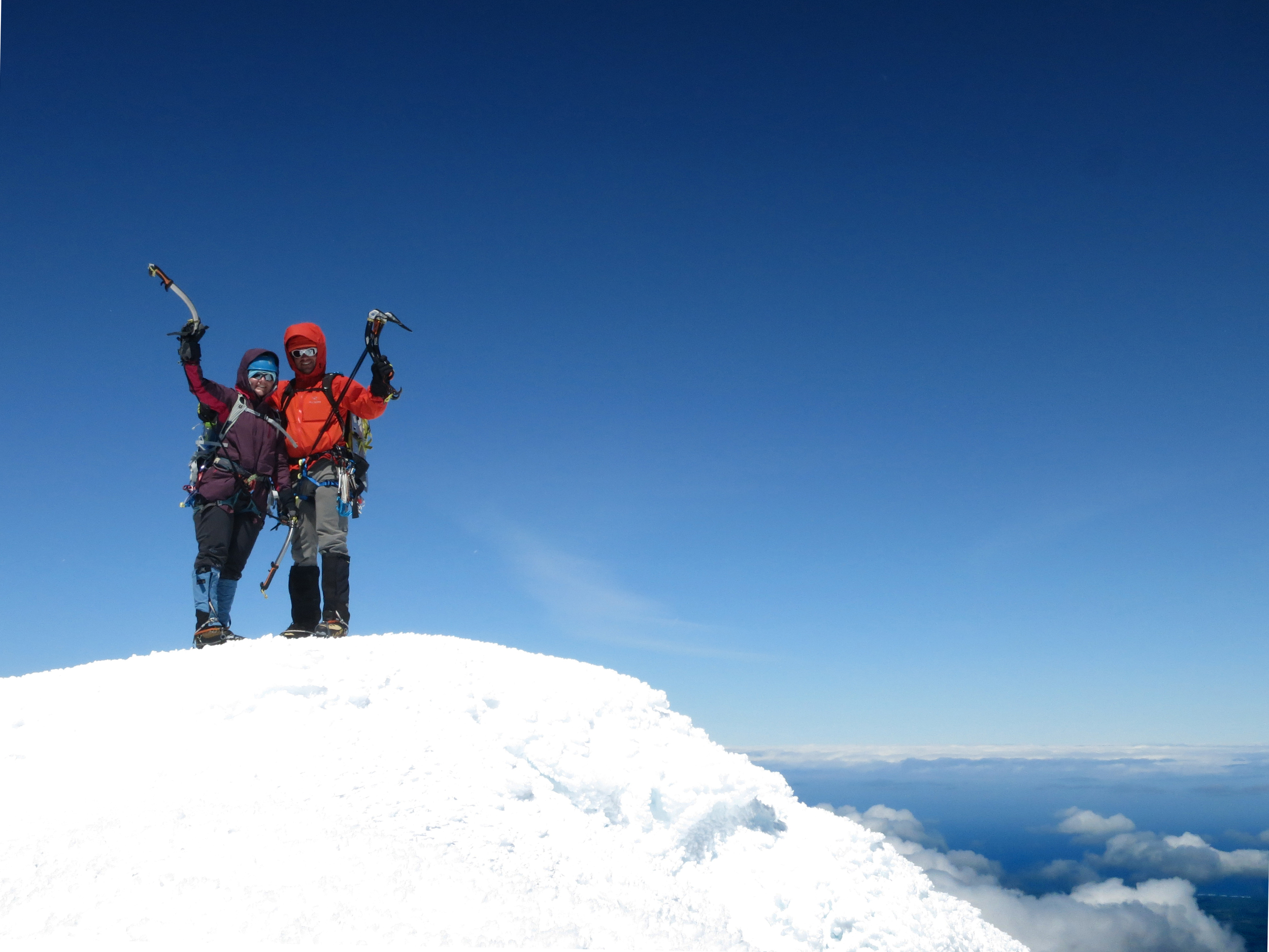 Summit of the Sharks Tooth - Mt Taranaki