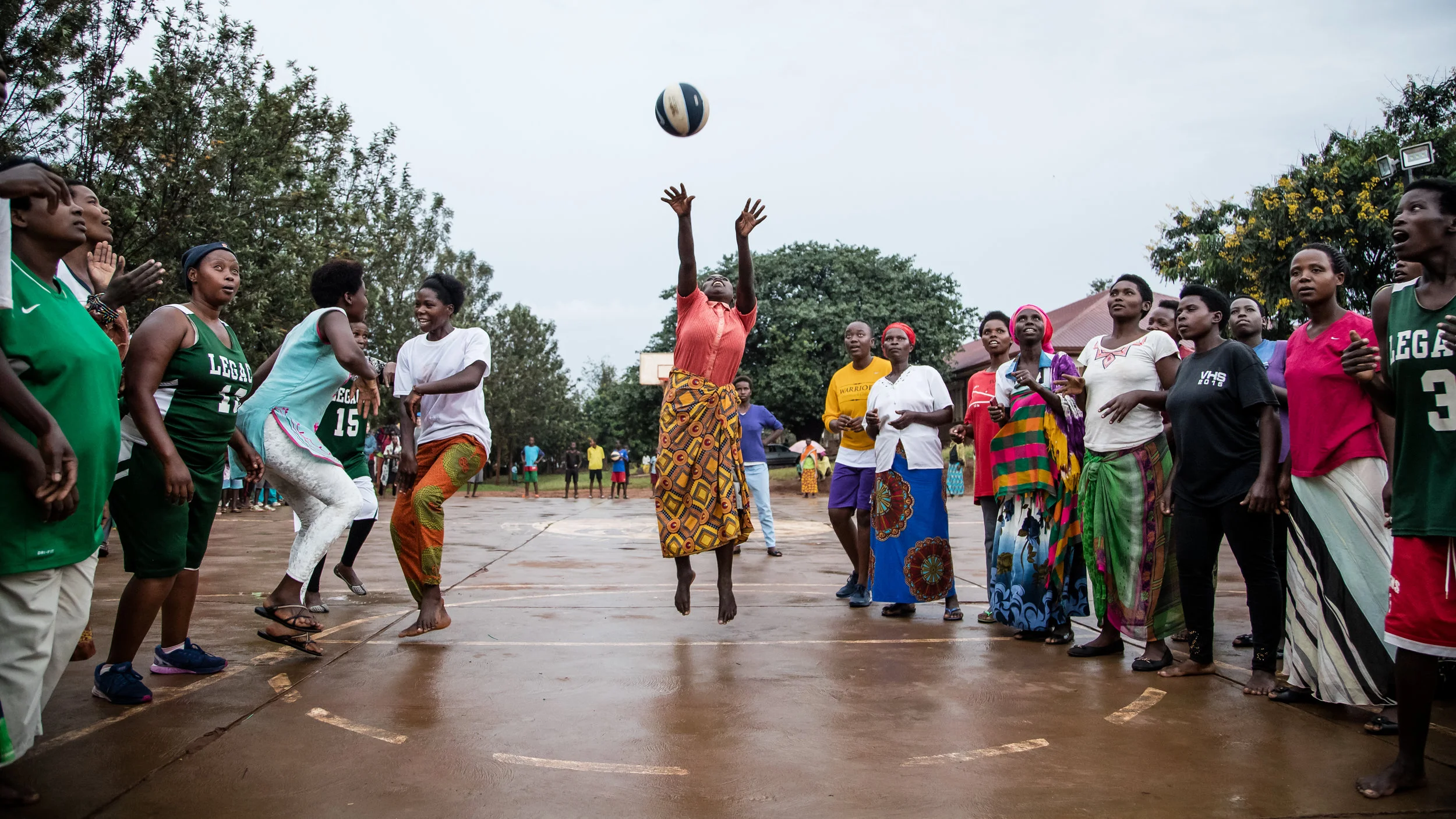 Women's practice in Rwinkwavu before the big International Women's Day tournament. 