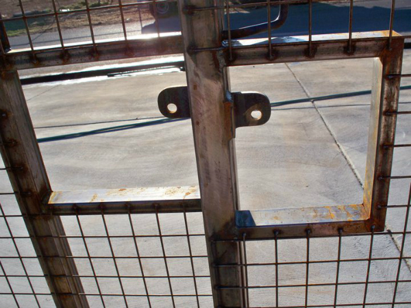Fire access twin lock tabs