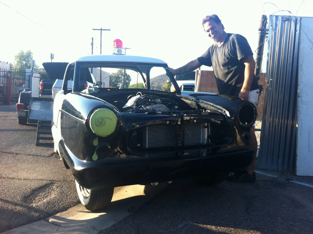 Elvis's police car has left the building