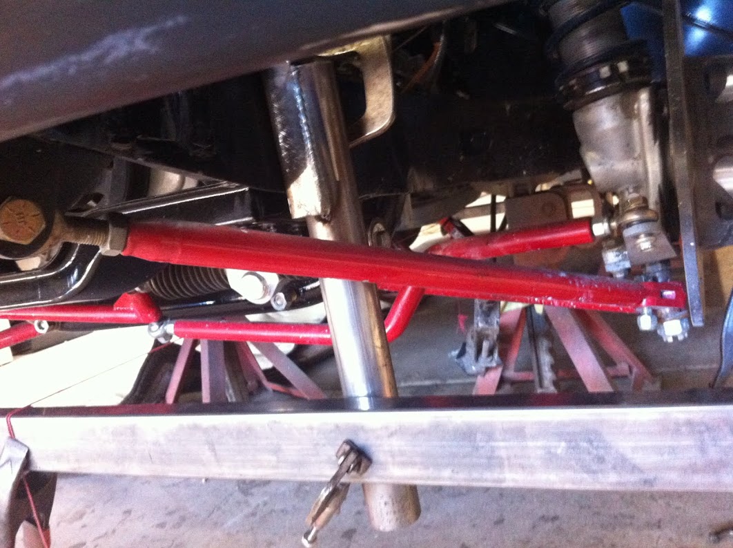 The front suspension came in with pretty poor geometry and craftsmanship