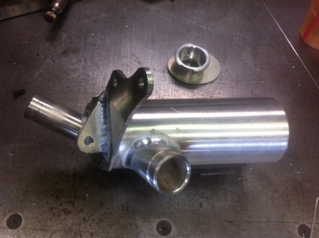 Adding water pipes and mounting tabs