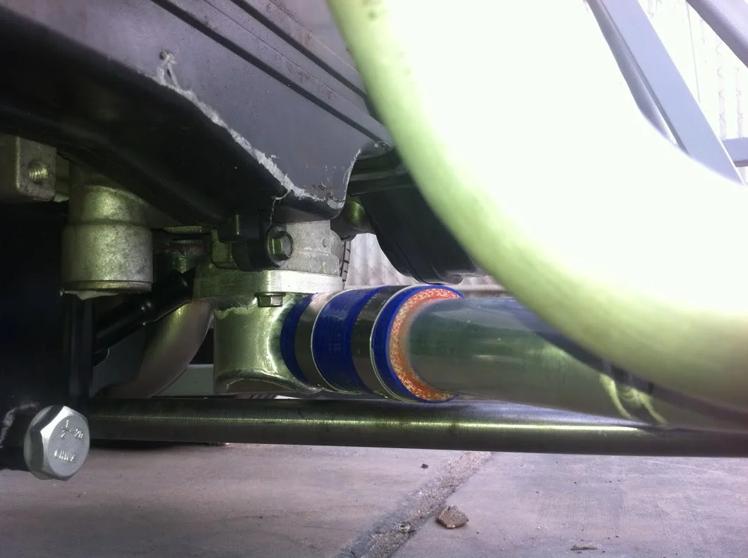 Custom j20 thermostat housing installed