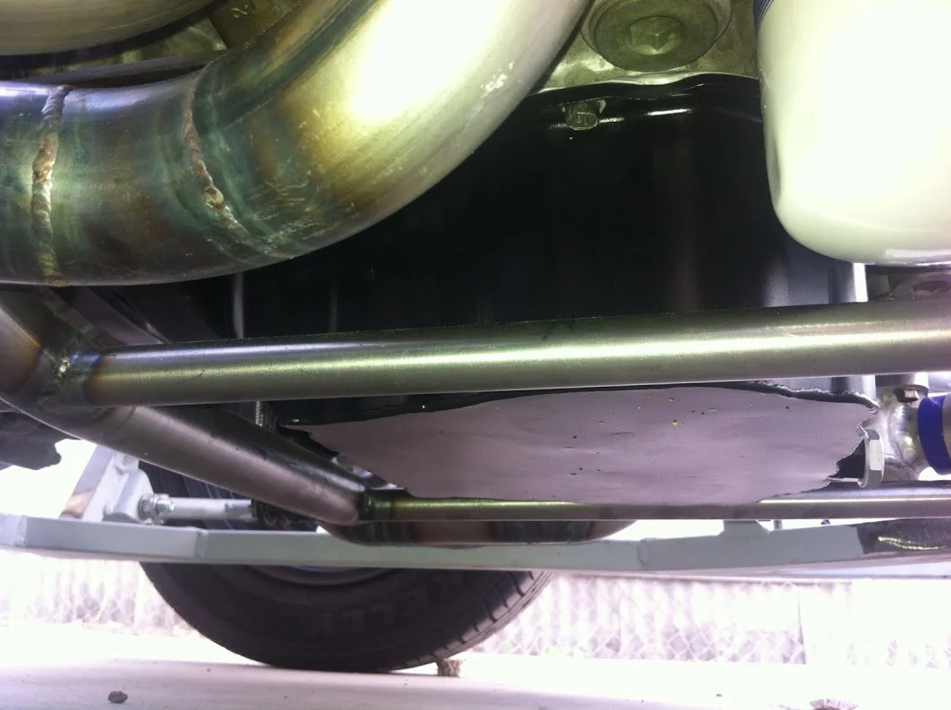 Shortened Subaru oil pan and pick-up