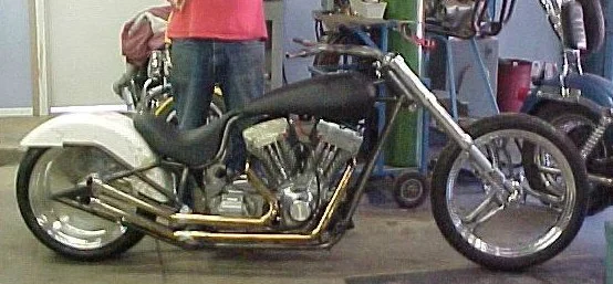 Drop seat rigid chopper