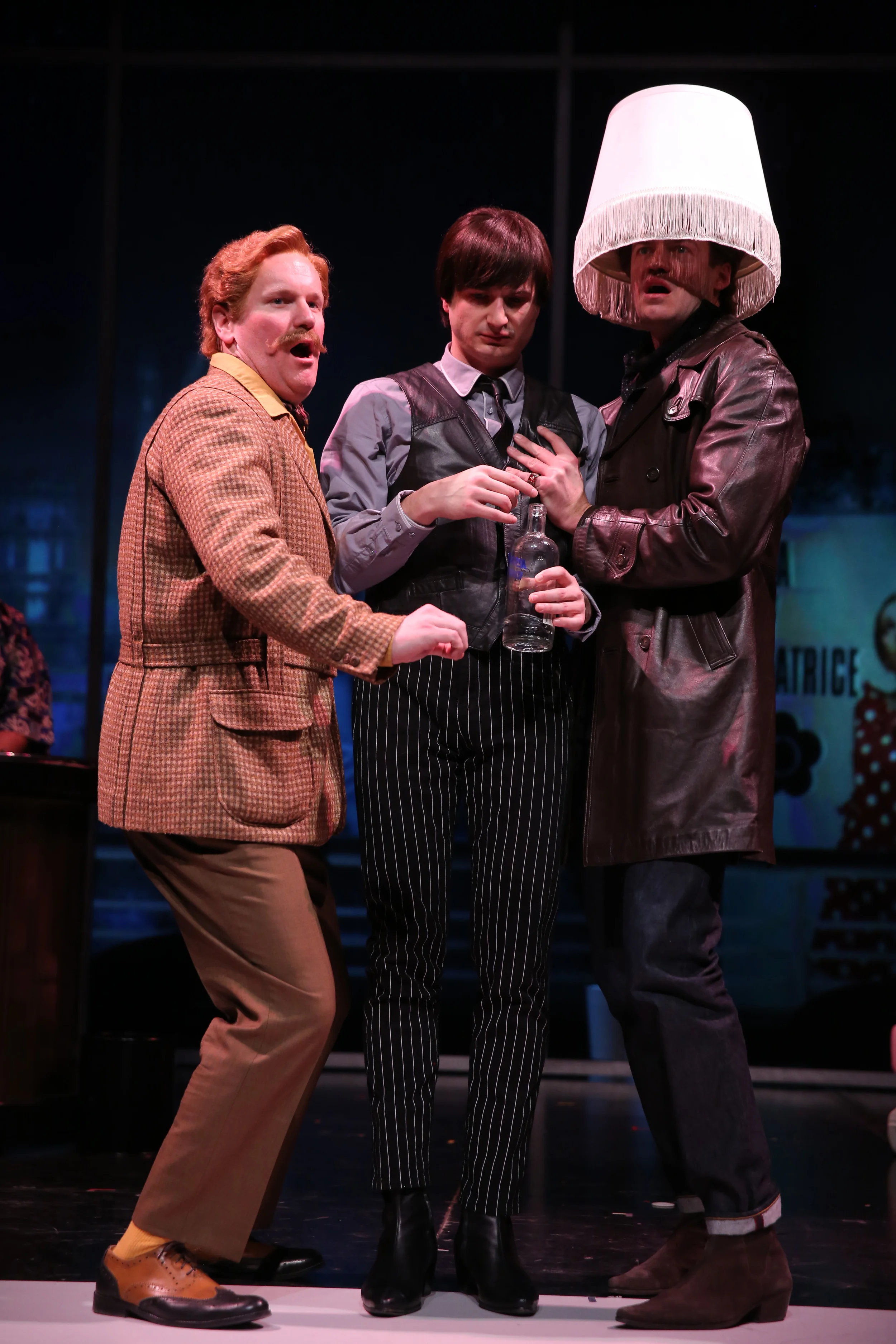  As Don Best in the world premiere of THESE PAPER BULLETS directed by Jackson Gay at Yale Rep in New haven. With (L to R) Andrew Musselman and Bryan Fenkart. Photo by Joan Marcus. 