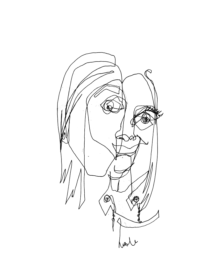 Blind contour drawing - Wikipedia