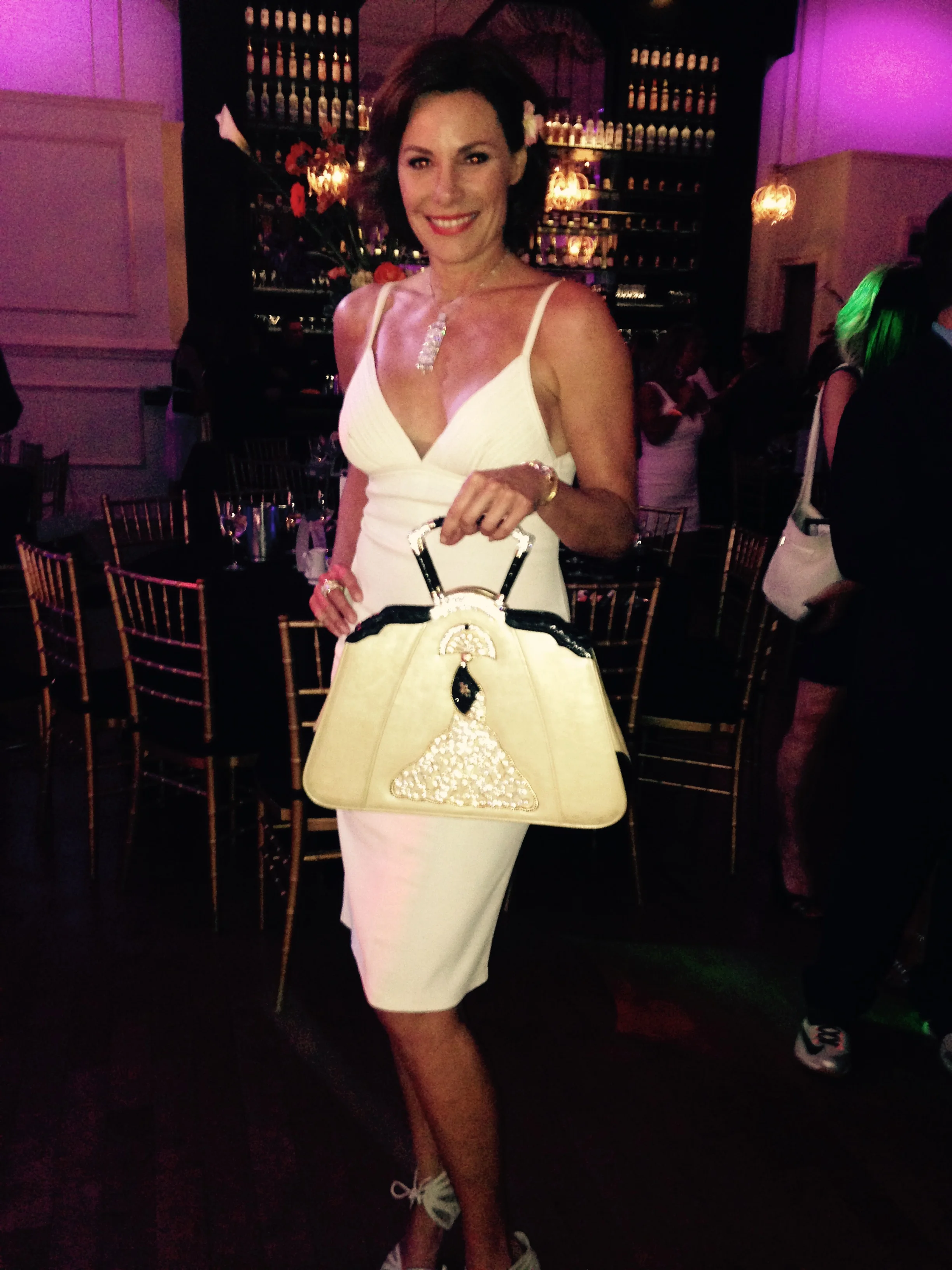  What better way to Wear The Arte? Display it on a New York Countess - &nbsp;Countess LuAnn De Lesseps  
