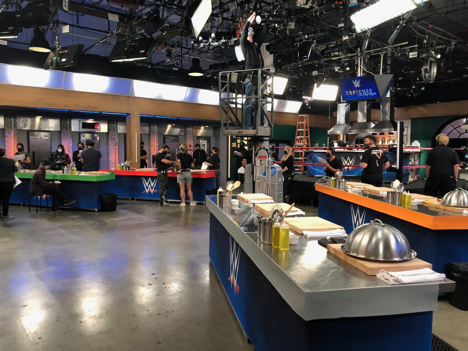 Cooking battle challenge production photograph
